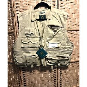 NWT Crystal River Utility Vest, Tan, XL